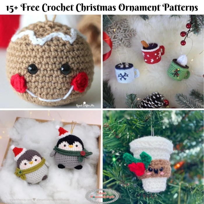 Free christmas ornament crochet patterns