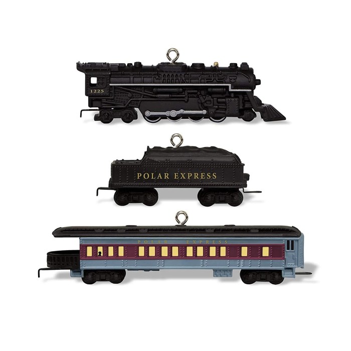 Polar express christmas ornament