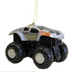 Monster jam christmas ornament