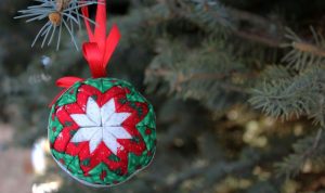 Christmas ornament in japanese