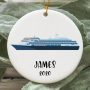 Us marine christmas ornament