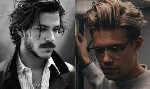 Men hairstyle medium hair