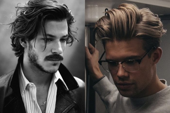 Men hairstyle medium hair