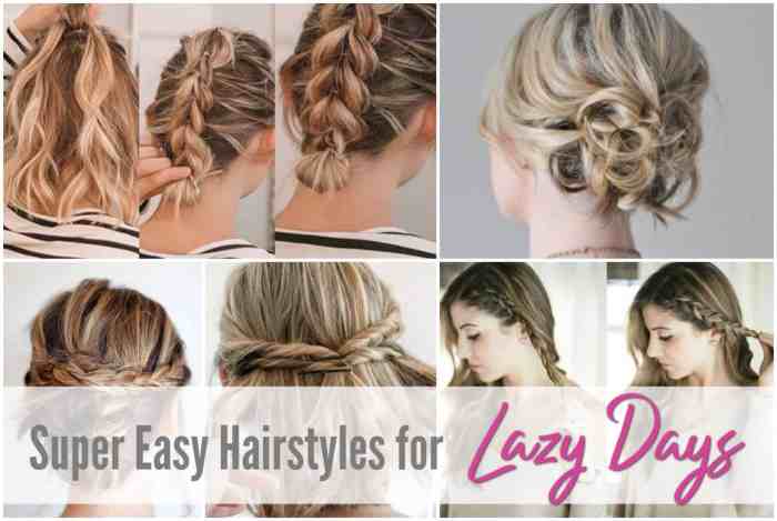 Easy hairstyles for medium long hair